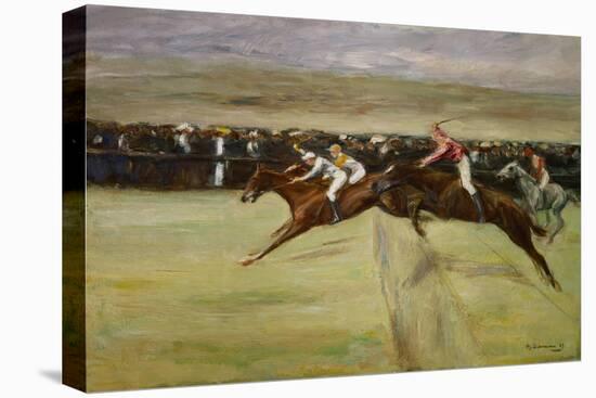 Horse Races in the Cascine, Florence, Italy, 1909-Max Liebermann-Stretched Canvas
