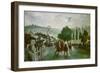 Horse racing at Longchamps. 1864-Edouard Manet-Framed Giclee Print