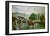 Horse racing at Longchamps. 1864-Edouard Manet-Framed Giclee Print