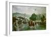 Horse racing at Longchamps. 1864-Edouard Manet-Framed Giclee Print