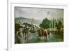 Horse racing at Longchamps. 1864-Edouard Manet-Framed Giclee Print