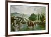 Horse racing at Longchamps. 1864-Edouard Manet-Framed Giclee Print