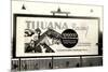 Horse Racing Billboard, Tijuana-null-Mounted Premium Giclee Print