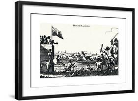 Horse Racing, (C1804), 1903-George Cruikshank-Framed Giclee Print