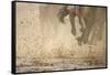 Horse racing in the mud-Maresa Pryor-Framed Stretched Canvas