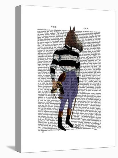 Horse Racing Jockey Full-Fab Funky-Stretched Canvas