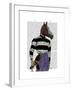 Horse Racing Jockey Portrait-Fab Funky-Framed Art Print