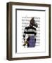 Horse Racing Jockey Portrait-Fab Funky-Framed Art Print