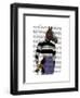 Horse Racing Jockey Portrait-Fab Funky-Framed Art Print