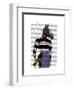 Horse Racing Jockey Portrait-Fab Funky-Framed Art Print