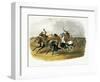 Horse Racing of Sioux Indians Near Fort Pierre-Karl Bodmer-Framed Giclee Print