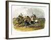 Horse Racing of Sioux Indians Near Fort Pierre-Karl Bodmer-Framed Giclee Print