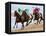 Horse Racing on the Beach, Sanlucar De Barrameda, Spain-Felipe Rodriguez-Framed Stretched Canvas