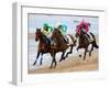 Horse Racing on the Beach, Sanlucar De Barrameda, Spain-Felipe Rodriguez-Framed Photographic Print