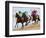 Horse Racing on the Beach, Sanlucar De Barrameda, Spain-Felipe Rodriguez-Framed Photographic Print