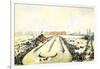 Horse Racing on the Frozen Neva River in St Petersburg, Russia, 1859-Iosif Adolfovich Charlemagne-Framed Giclee Print