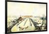 Horse Racing on the Frozen Neva River in St Petersburg, Russia, 1859-Iosif Adolfovich Charlemagne-Framed Giclee Print