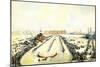 Horse Racing on the Frozen Neva River in St Petersburg, Russia, 1859-Iosif Adolfovich Charlemagne-Mounted Premium Giclee Print