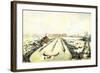 Horse Racing on the Frozen Neva River in St Petersburg, Russia, 1859-Iosif Adolfovich Charlemagne-Framed Giclee Print