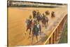 Horse Racing, Saratoga Springs, New York-null-Stretched Canvas