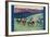 Horse Racing -The Training-Edgar Degas-Framed Art Print