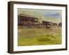 Horse Racing Track in Ruhleben, 1920-Max Slevogt-Framed Giclee Print