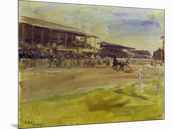 Horse Racing Track in Ruhleben, 1920-Max Slevogt-Mounted Giclee Print