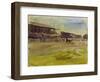 Horse Racing Track in Ruhleben, 1920-Max Slevogt-Framed Giclee Print