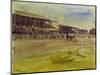 Horse Racing Track in Ruhleben, 1920-Max Slevogt-Mounted Giclee Print