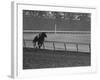 Horse Ridan During Race-null-Framed Photographic Print