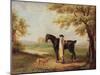Horse, Rider and Whippet-George Garrard-Mounted Giclee Print