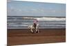 Horse rider on a beach near Azemmour, Morocco-Godong-Mounted Photographic Print