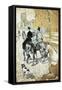 Horse-Riders Going Toward the Bois De Boulogne; Cavaliers Se Rendant Au Bois De Bologne, 1888-Henri de Toulouse-Lautrec-Framed Stretched Canvas