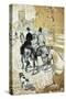 Horse-Riders Going Toward the Bois De Boulogne; Cavaliers Se Rendant Au Bois De Bologne, 1888-Henri de Toulouse-Lautrec-Stretched Canvas