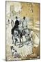 Horse-Riders Going Toward the Bois De Boulogne; Cavaliers Se Rendant Au Bois De Bologne, 1888-Henri de Toulouse-Lautrec-Mounted Giclee Print