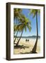 Horse Riders on Beautiful Palm Fringed Playa Carrillo-Rob Francis-Framed Premium Photographic Print