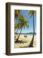 Horse Riders on Beautiful Palm Fringed Playa Carrillo-Rob Francis-Framed Photographic Print