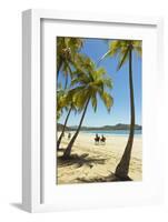 Horse Riders on Beautiful Palm Fringed Playa Carrillo-Rob Francis-Framed Photographic Print