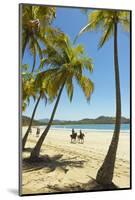 Horse Riders on Beautiful Palm Fringed Playa Carrillo-Rob Francis-Mounted Photographic Print