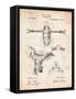 Horse Riding Saddle Patent-Cole Borders-Framed Stretched Canvas