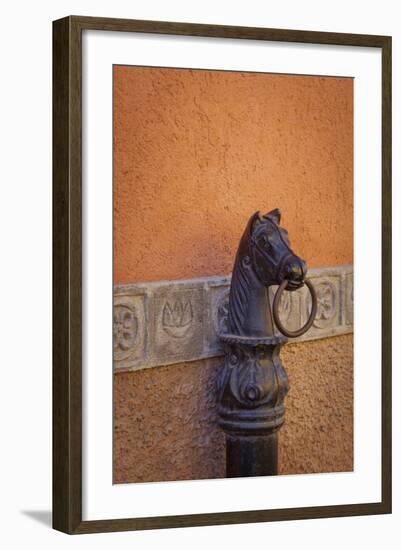 Horse ring, San Miguel de Allende, Guanajuato, Mexico-Don Paulson-Framed Photographic Print