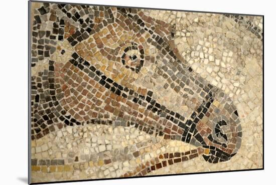 Horse Roman Floor Mosaic-null-Mounted Giclee Print