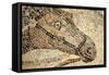 Horse Roman Floor Mosaic-null-Framed Stretched Canvas