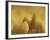 Horse Roundup, Ponderosa Ranch, Seneca, Oregon, USA-William Sutton-Framed Photographic Print