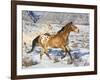 Horse Running, Shell, Wyoming, USA-Terry Eggers-Framed Photographic Print