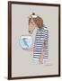 Horse Sailor-Olga Angellos-Framed Art Print