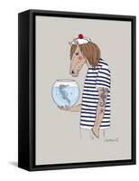 Horse Sailor-Olga Angellos-Framed Stretched Canvas