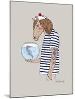 Horse Sailor-Olga Angellos-Mounted Art Print