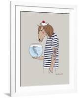 Horse Sailor-Olga Angellos-Framed Art Print