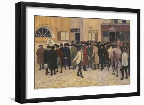 Horse Sale at the Barbican-Robert Bevan-Framed Giclee Print